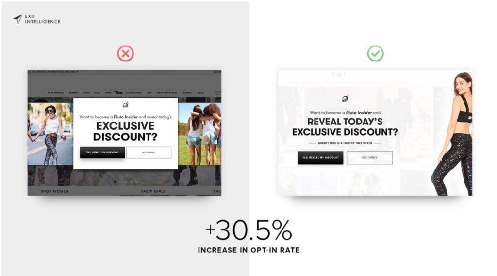 increase conversion rates with great pop-up designs
